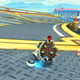 The Sport Bike does a sharp arc during drifts, as pictured.